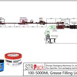 स्वचालित १००ML-LL ग्रीस फिलिंग लाइन