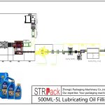 स्वचालित 500ML-5L लुब्रिकेटिंग तेल भर्न लाइन